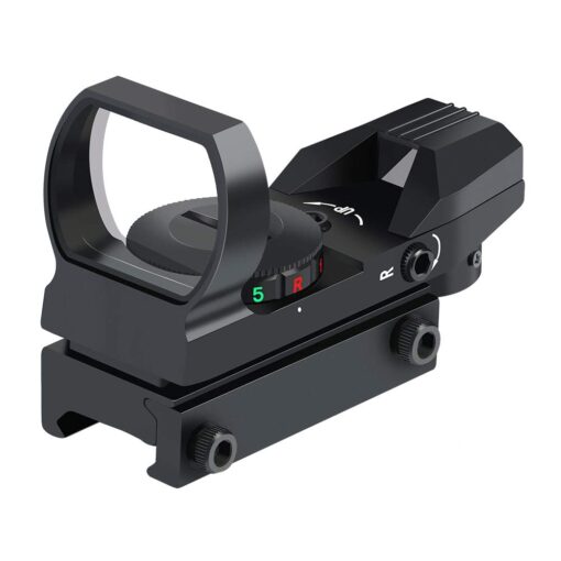 Feyachi Reflex Sight - Adjustable Reticle (4 Styles) Both Red and Green in one Sight! Matte