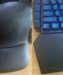 Redragon K585 DITI One-Handed RGB Mechanical Gaming Keyboard, 42 Keys Type-C Professional Gaming Keypad w/Upgraded Hot-Swappable Socket, 7 Onboard Macro Keys & Detachable Wrist Rest Blue Switch Black 37 51lACVefZgL