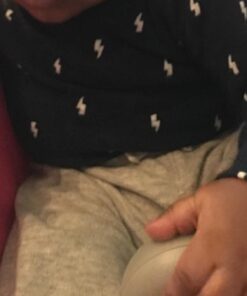 Simple Joys by Carter's Baby Girls' Pant, Pack of 4 6-9 Months Coral Pink/Grey/Navy Dots/Pink 9 51lBWrUIcTL