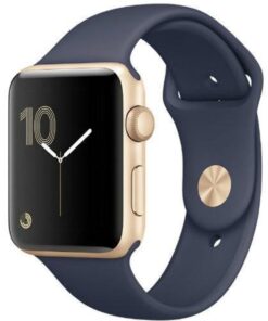 Apple Watch Series 2 42mm (Gold Aluminum Case, Midnight Blue Sport Band) MQ152LL/A 5 51lG76GCdeL