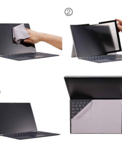 FILMEXT for Microsoft Surface Go 10 inch 1th Generations Fully Removable Privacy Screen Protector Filter, Anti-Spy Anti-Glare Feature Makes (for Surface Go Privacy Screen Protector) 8 51lNJJezj2L