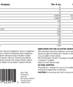 Alternative view of Durvet Vitamins & Electrolytes Conc, 4 oz (113.4g) 4 Ounce