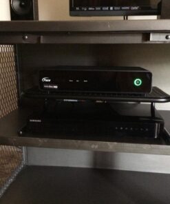 Allsop Large Metal Art Monitor Stand, 18-Inch wide platform holds 50 lbs with keyboard storage space - Black (30336) Large Monitor Stand 49 51lO5yWH2zL