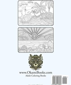 Adult Coloring Book: Island Dreams: Vacation, Summer and Beach: Dream and Relax with Gorgeous Illustrations Paperback, Large Print 22 51lWXZdHYnL