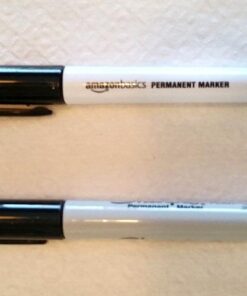 Amazon Basics Fine Point Tip Permanent Markers, Black, 24-Pack 24 Pack 33 51lZVCDH7RL