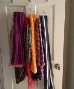 DecoBros Supreme 23 Loop Scarf/Belt/Tie Organizer Hanger Holder, Chrome 21 51lcCvot5QL