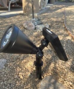 InnoGear Solar Lights for Outside, Solar Lights Outdoor Waterproof Solar Garden Yard Spot Lights Spotlight Pathway Landscape Lighting Wall Light Auto On/Off, Pack of 4 (Warm White) Warm White 39 51lfKeXiBxL