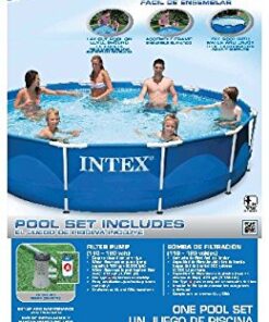 Intex 12-Foot by 30-Inch Metal Frame Pool Set 32 51lfo4NxmCL