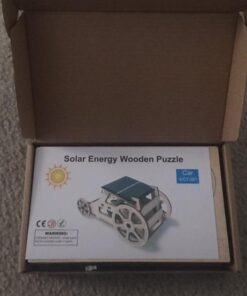 Wooden Solar Model Cars to Build for Kids 9-12, Educational Science Kits for Kids Age 12-14, Gifts for 10+ Year Old Boys Girls, Science Experiments for Kids 9-12 Engineering Toys Robotics STEM Kit 47 51liemtewIL
