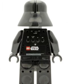 LEGO Star Wars 9002113 Darth Vader Kids Minifigure Light Up Alarm Clock | black/gray | plastic | 9.5 inches tall | LCD display | boy girl | official 22 51lj4mPo5dL