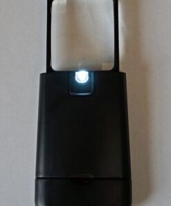 EasY Magnifier Small Pocket Magnifying Glass 3X with LED Light For Reading Fine Print; Mini Lighted Hand Held Acryl Lens; Read Lables In Stores; Magnify Glasses For Close Work;Helpful Gift For Seniors 48 51ljkATYBL