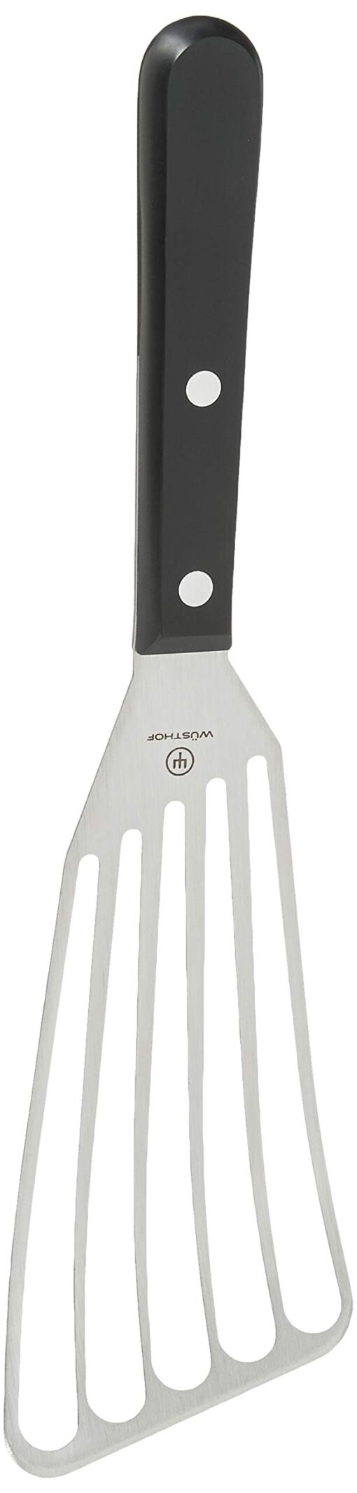 WÜSTHOF Gourmet 6.5" Offset Slotted Spatula,Silver/Black