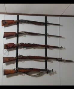 Hold Up Displays USA Made Gun Rack Rifle Shotgun Hanger and Fishing Rod Pole Rack Black Vein 27 51lo1jfT8TL