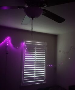 TJOY 100ft Bluetooth LED Strip Lights, Music Sync LED Lights Strip, RGB Color Changing LED Lights with Remote,Smart Phone APP Control, LED Lights for Bedroom,TV,Room DIY (APP+Remote +Mic) 45 51lpTqjJZWL