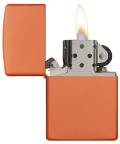Zippo Matte Pocket Lighters No Logo Orange 8 51ltbQs7jZL