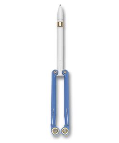 Spyderco BaliYo - High Performance Heavy Duty Space Pen with Weighted Twin Handles for Dynamic Flipping and Twirling Tricks - Made in the USA - YUS Model Blue/White 4 51lvJQFewwL