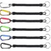 Armear 6Pack Flexible Fishing Lanyards Theftproof Spring Coil Cord Keychain Multicolor Safety Fishing Ropes Fishing Boating Tools Retractable Coiled Tether with Carabiner 47 51lvyRC ZdL