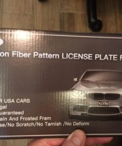 Intermerge License Plate Frames, 2 Pack, Universal US Car Black TPU Bracket Holder. Rust-Proof, Rattle-Proof, Weather-Proof with Drainage Holes Car Accessories 36 51ly6sHuFVL