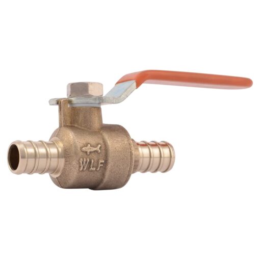 SharkBite 22461LF Ball Valves, 1/2-Inch, Brass 1 Count (Pack of 1)