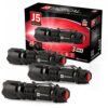 J5 Tactical V1-Pro Flashlight (3 Pack) The Original High Lumen Ultra Bright, LED 3 Mode Flashlight … Black 19 51lz2TUWt7L