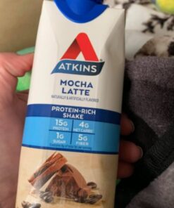 Atkins, Meal Replacement Shake, Gluten-Free, Mocha, 44 Fl Oz, 4 Count Mocha Latte 18 51lzEEYdNdL