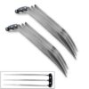 11" Stainless Steel Wolverine Fantasy Claw Set of 2 15 51m2cPJ6AqL