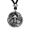 Pewter Tir Tiwaz Rune of Victory Pendant Necklace 34 51m8W5XFeUL