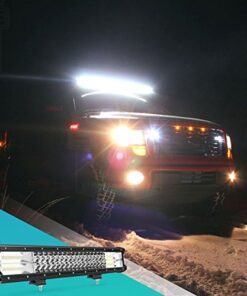 Nilight - 18004C-A LED Light Bar 20Inch 288w Triple Row Flood Spot Combo 28800LM Led Bar Driving Lights Boat Lights Led Off Road Lights for Trucks, 2 Years Warranty 28 51mMqyln7L