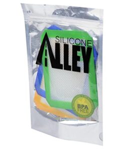 Alternative view of Nonstick Silicone Slick Mat Pad [4-PACK] for Wax/Art (Dabs of Hot Glue) - Small - 5 X 4 Inch