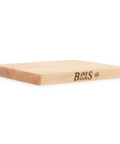 Alternative view of John Boos Chop-N-Slice Maple Wood Cutting Board for Kitchen Prep, 1" Thick, Small, Edge Grain, Square Charcuterie Boos Block, 10" x 10", Reversible 10 x 10