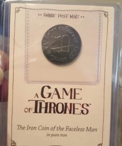 Game of Thrones: Fully Licensed Iron Coin of The Faceless Man by Shire Post 49 51mWOLISLjL