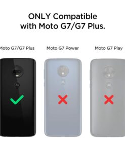 Alternative view of Spigen Rugged Armor Designed for Moto G7 Case/Designed for Moto G7 Plus Case (2019) - Matte Black