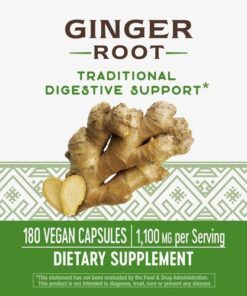 Nature's Way Premium Formal Ginger Root 550 mg,180 Count (Pack of 2) 12 51mddklhCtL