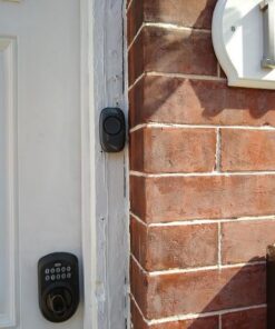 SadoTech Wireless Doorbells for Home, Apartments, Businesses, Classrooms, etc. - 1 Door Bell Ringer & 2 Plug-In Chime Receiver, Battery Operated, Easy-to-Use, Wireless Doorbell w/LED Flash, Gray 1 push button + 2 receiver 21 51ml5q26KuL 2