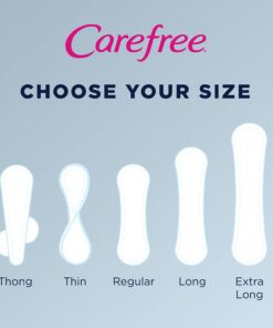Alternative view of Carefree Original Thin Panty Liners, Daily Protection, Long, 92 Count (Pack of 1) 92 Count (Pack of 1)