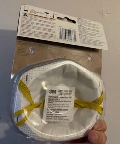 3M 8511 Paint Sanding Valved N95 Respirator, Cool Flow Valve, Disposable-Lightweight Design, 2-Pack 2 pack 27 51mnOumwhCL