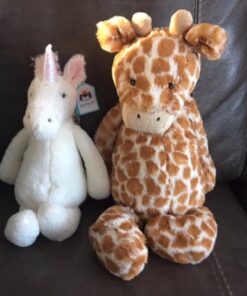 Jellycat Bashful Unicorn Stuffed Animal, Medium, 12 inches Medium - 12" 26 51mttW4d6TL