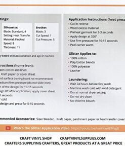 Siser EasyWeed Heat Transfer Iron On Vinyl 5 12"x15" Choose Any Combination of 5 Colors 12”x15” EasyWeed or 10”x12” Glitter 26 51mua4eJ2 L