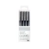 Copic Markers Multiliner Gray Pigment Based Ink, 4-Piece Set Cool Gray Alcohol Solid 32 51mvulijzoL