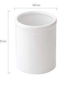 Alternative view of BIA Cordon Bleu 60-Ounce Utensil Crock, White 1