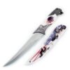 Etrading American Flag Wolf Fantasy Dagger Bowie Knife w/Sheath 12 51n2akrrrPL