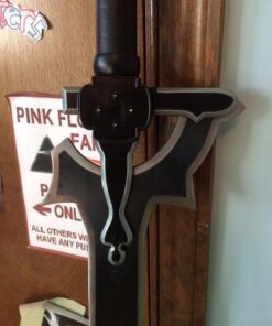 Sword Art Online SAO Medium Carbon Steel with Sheath-Kirito Elucidator, Asuna, Kirigaya (Kirito Elucidator Version 2) 26 51n45ggGzEL