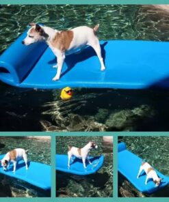 TRC Recreation Sunsation 1.75 Inch Thick Foam Lounger Water Floating Swimming Pool Raft with Roll Pillow for Head and Neck Support, Bahama Blue 36 51nBI7YMJOL