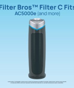 Filter Bros HEPA Filter C Replacement Fits GermGuardian FLT5000 AC5250PT AC5350B 12 51nG0gt3iL