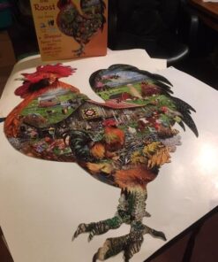 SUNSOUT INC - Rule The Roost - 1000 pc Special Shape Jigsaw Puzzle by Artist: Lori Schory - Finished Size 26.25" x 34.25" - MPN# 95880 23 51nKIWCyVLL