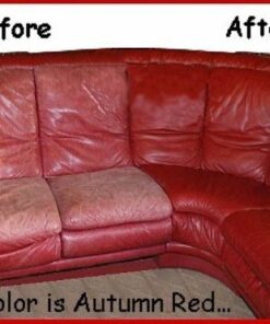 Furniture Leather Max Refinish and Restorer Kit / 4 Oz Restorer / 2 Oz Conditioner / 1 Sponge (Leather Repair) (Vinyl Repair) (Dark Brown) 13 51nMbsYxEwL 1