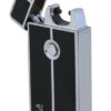 Tesla Coil Lighters™ USB Rechargeable Windproof Arc Cigarette Lighter with Charging Cable and Carrying Pouch Black/Silver 29 51nOydVh1nL