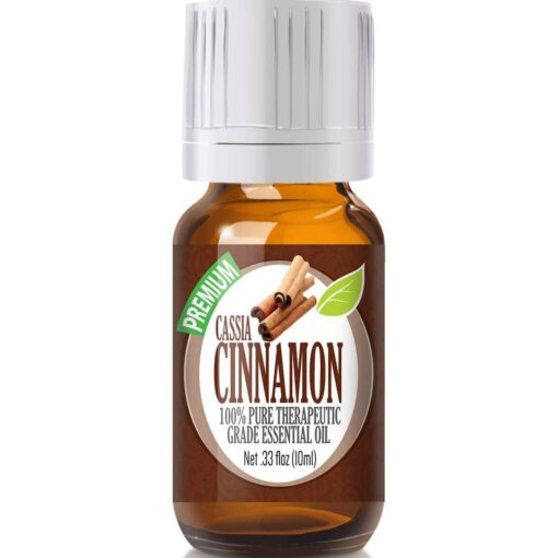 Healing Solutions 10ml Oils - Cassia Cinnamon Essential Oil - 0.33 Fluid Ounces 0.33 Fl Oz (Pack of 1)