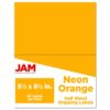 JAM PAPER Shipping Labels - Half Page - 5 1/2 x 8 1/2 - Neon Orange - 50/Pack 5 1/2" x 8 1/2" Labels (Half Sheet) 14 51nSwFEhG6L
