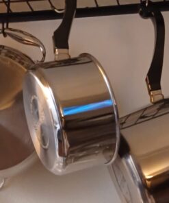 Farberware Classic Stainless Steel Sauce Pan/Saucepan with Lid, 1 Quart, Silver,50000,11.2"D x 6.3"W x 4.4"H Saucepot w/ Regular Lid (1 Quart) 45 51nUSLD5i6L